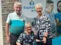 Local residents Bob and Joan Powell, with Sarah Newman, General Manager for BaptistCare At Home.