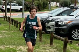 Local student Asher Bourke trains six days a week to achieve his cross country goals, as he also studies to obtain his pilot's licence. Picture supplied. 