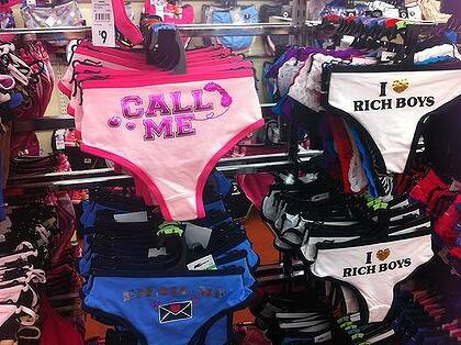 Kmart pulls 'sleazy' girls underwear